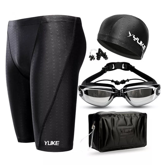 Men Swimming Shorts Waterproof Competition Swim Equipment