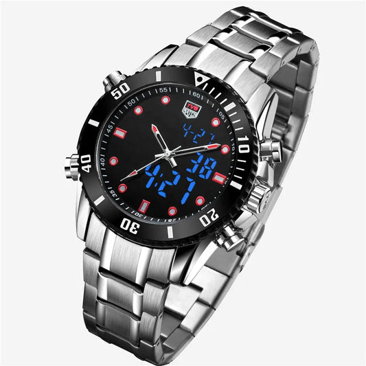 Men Watch Sport Dual Digital  Waterproof