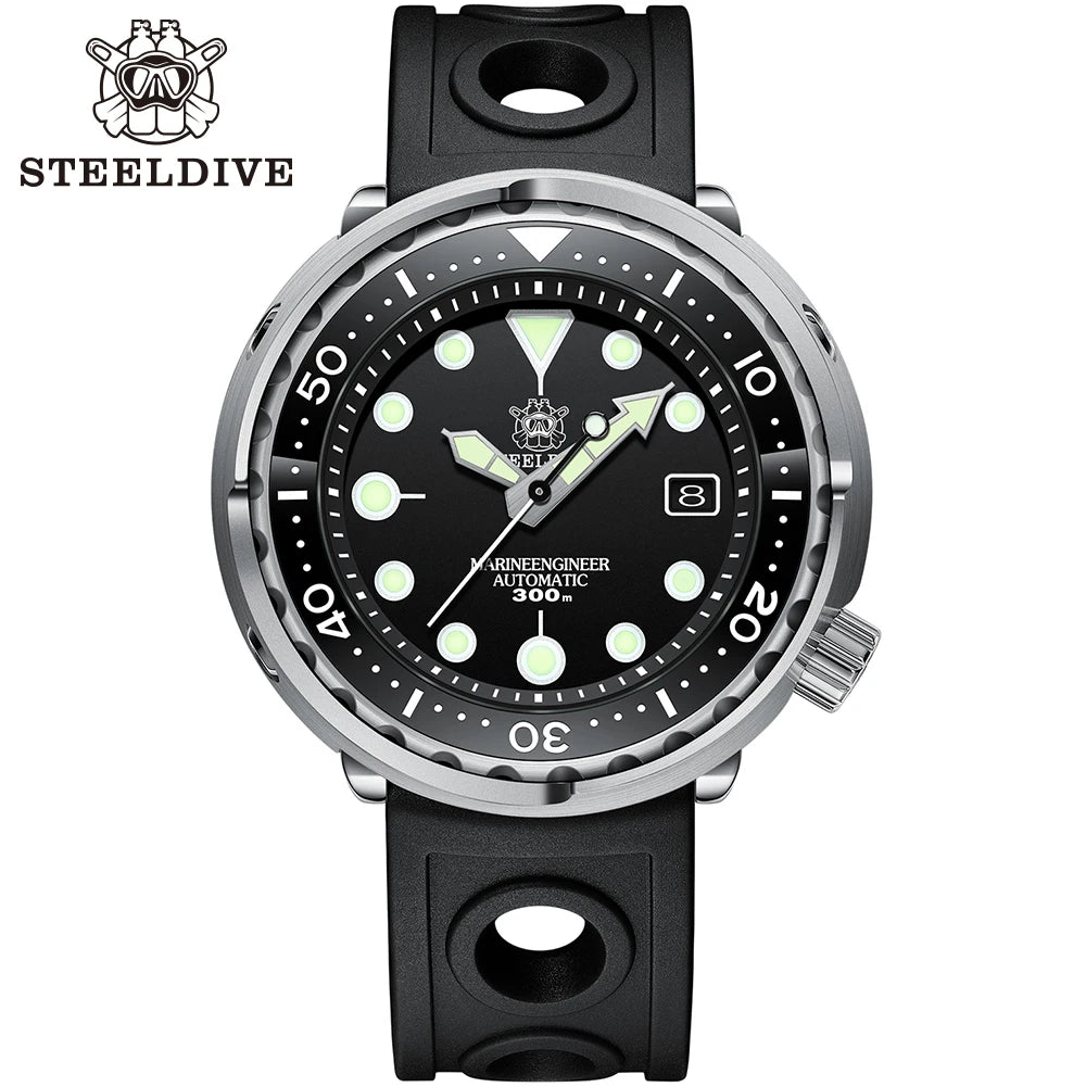 Big Size Men Watch Automatic Tuna Can Diver Watch