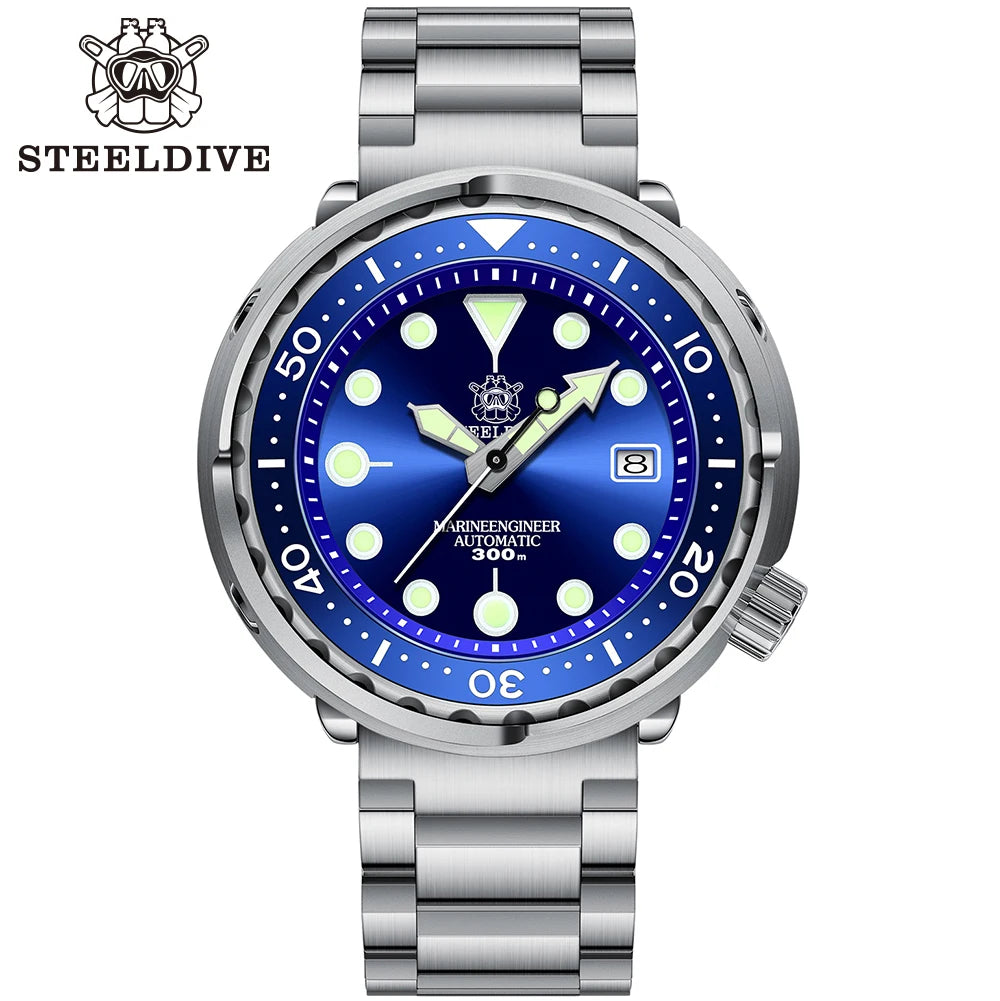 Big Size Men Watch Automatic Tuna Can Diver Watch