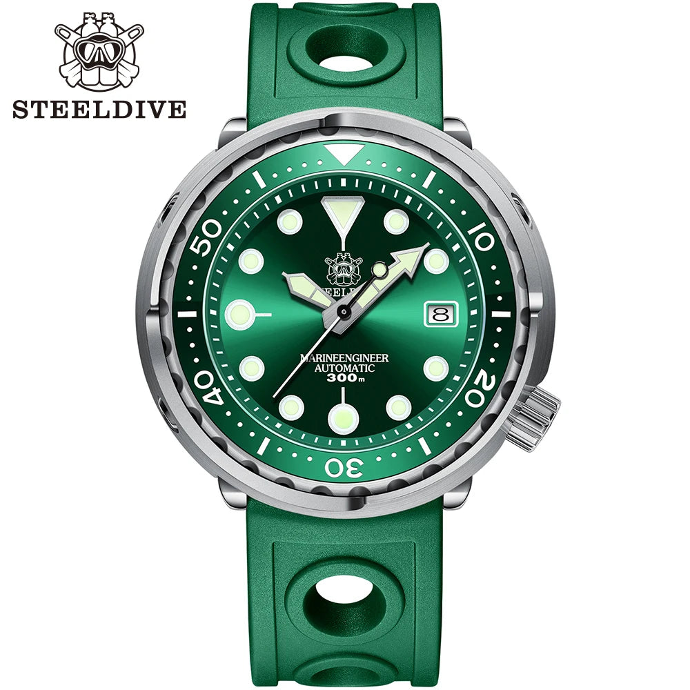 Big Size Men Watch Automatic Tuna Can Diver Watch