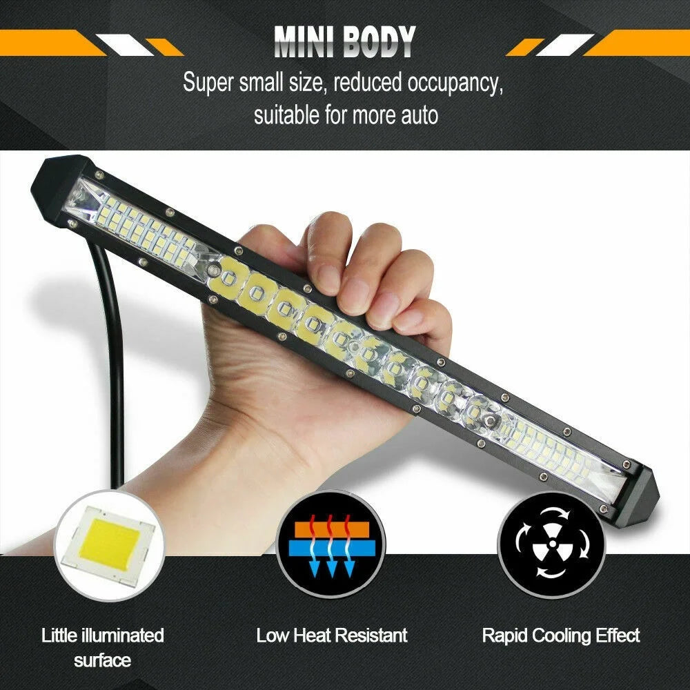 Slim Spot Flood LED Bar Off Road