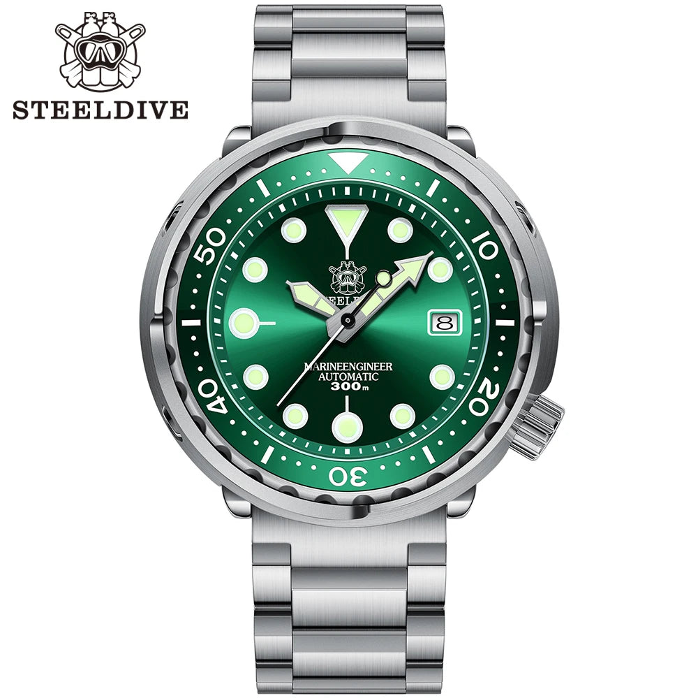 Big Size Men Watch Automatic Tuna Can Diver Watch