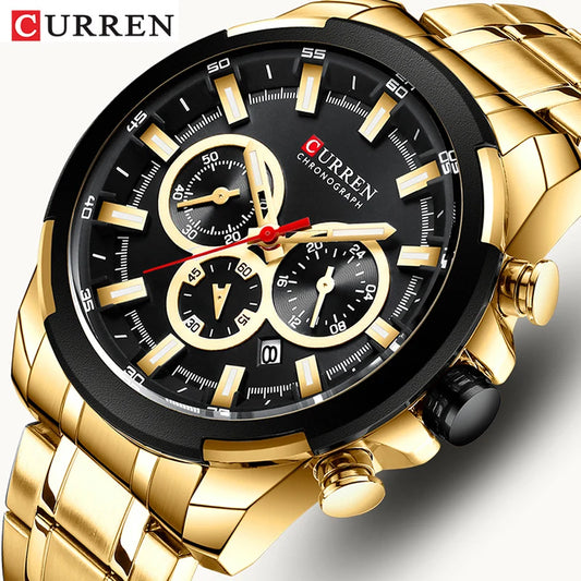 Luxury Men Military Steel Quartz Wrist Watches