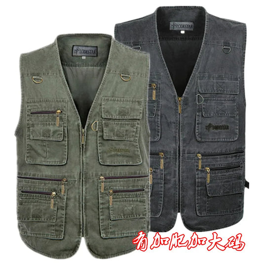 Male Casual Summer Cotton Denim Vest