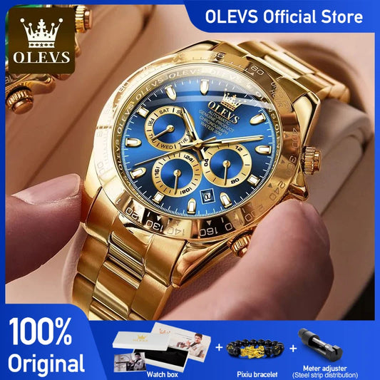 Men's Automatic Mechanical Watch Waterproof Stainless Steel Strap