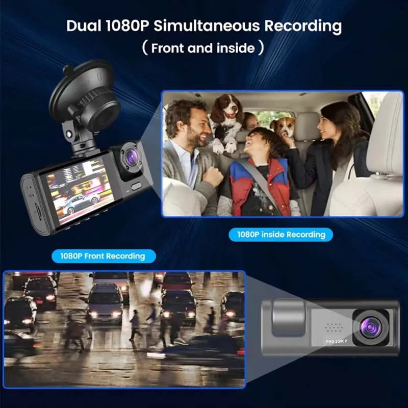Dash Cam W/ IR Night Vision Loop Recording  Camera