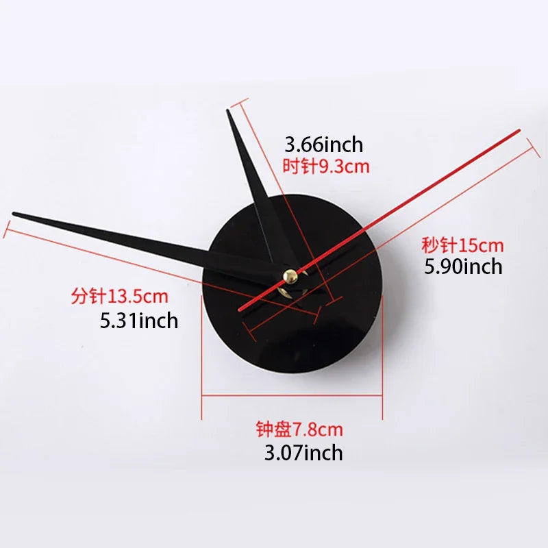 Wall Decoration Home Decor Punch-Free Wall Sticker Clock