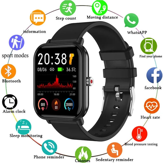 s Waterproof Smart Watch for Men and Women Smartwatch 2024