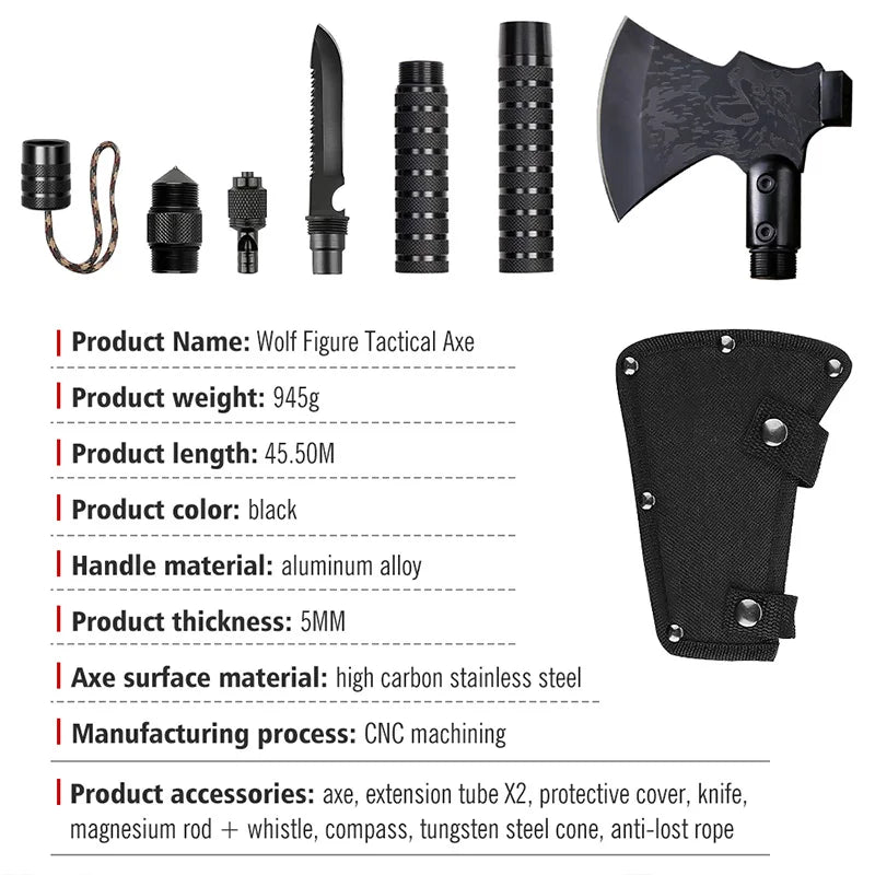 l Fire Axe Hatchet for Camping Hunting Survival Outdoor Activities