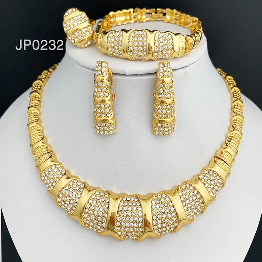 Latest Dubai Gold Color Jewelry Sets