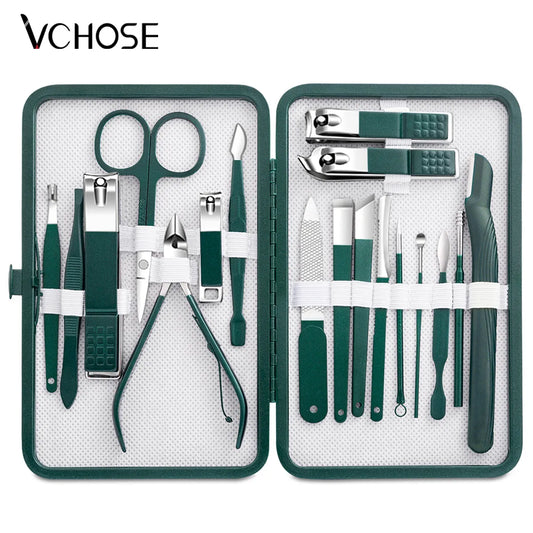 Stainless Steel Nail Clipper Set Grooming Tool