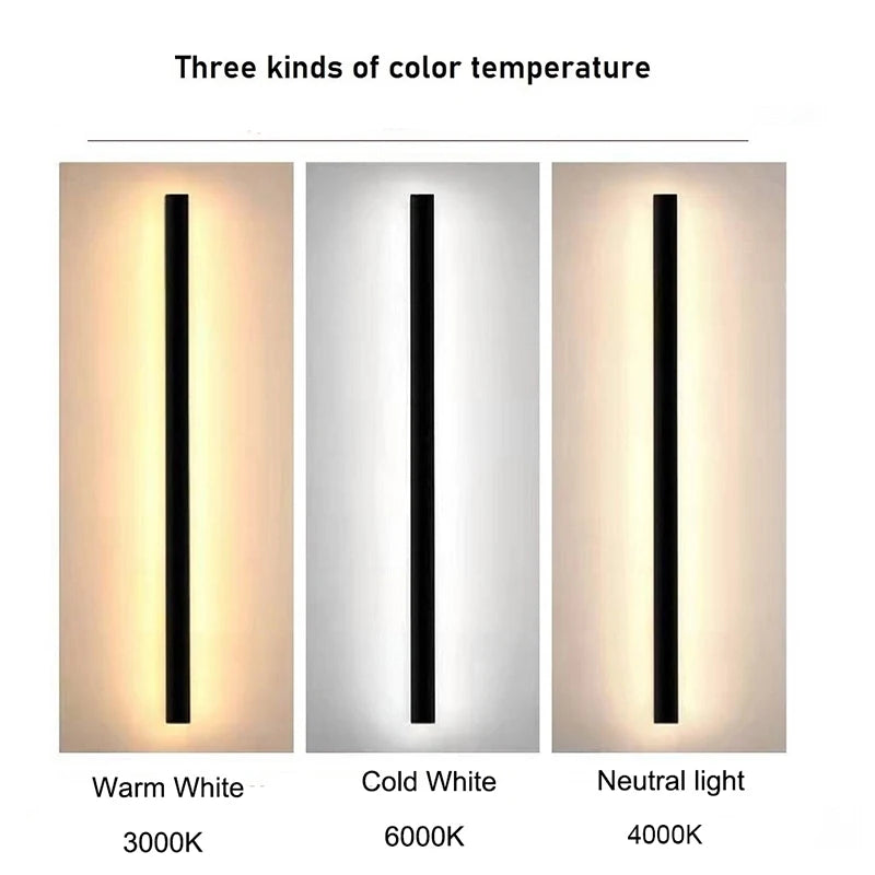 LED Outdoor Wall Light Modern Waterproof