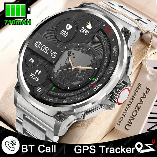 Outdoor Smartwatch Men Large Battery