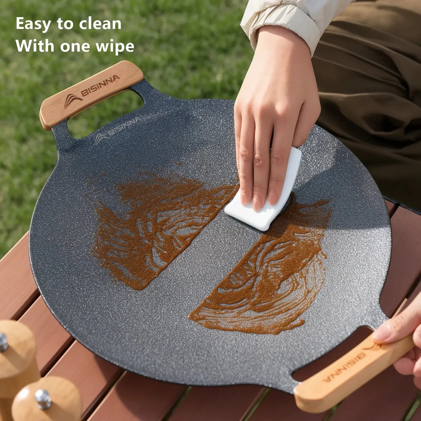 Outdoor BBQ Grill Pan Non Stick