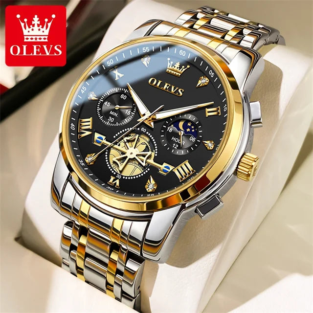 Waterproof Luminous Quartz Wrist Watch for Men Luxury Brand