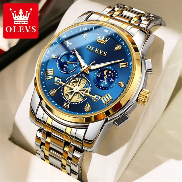 Waterproof Luminous Quartz Wrist Watch for Men Luxury Brand