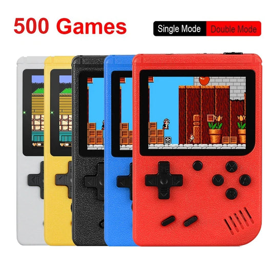 Portable Retro Mini Video Game Console 8-Bit Handheld Game Player Built-in 500 games