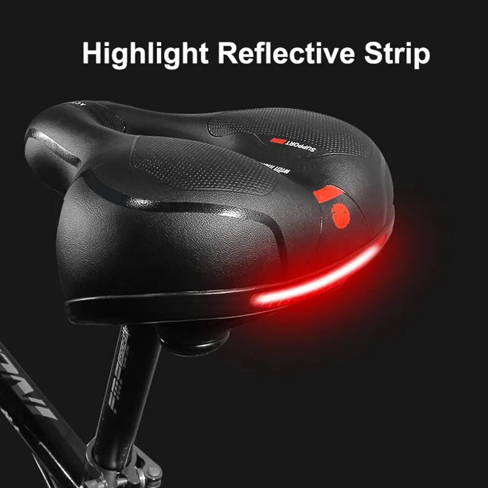 Hollow Breathable Bicycle Saddle Men Women  Shock Absorbing Comfortable