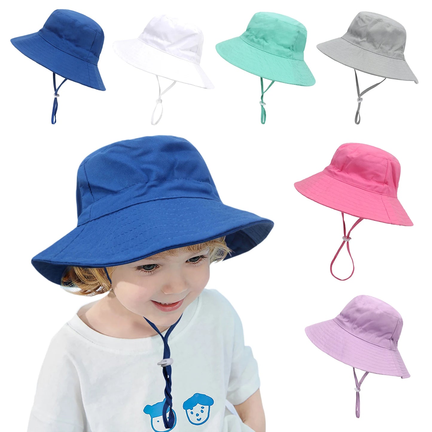 XS,M,L Summer Baby Sun Hat UV Protection