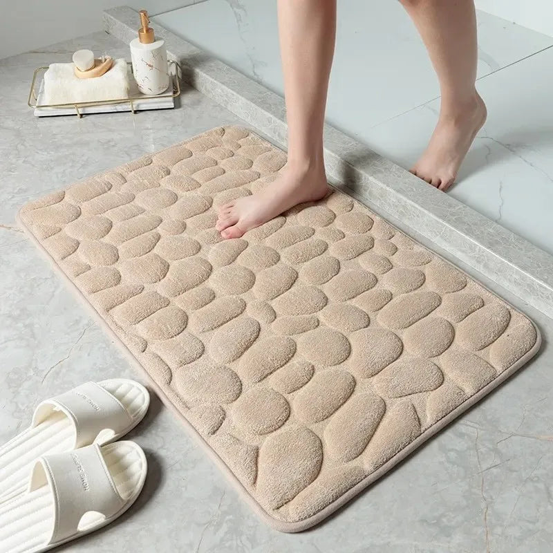 Mat Non-slip Carpets Cobblestone Bathroom