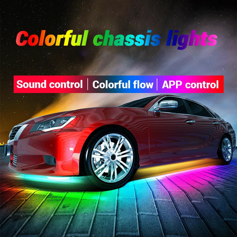 Car Flexible Underglow Strip Light LED  Lamp for Auto Decoration