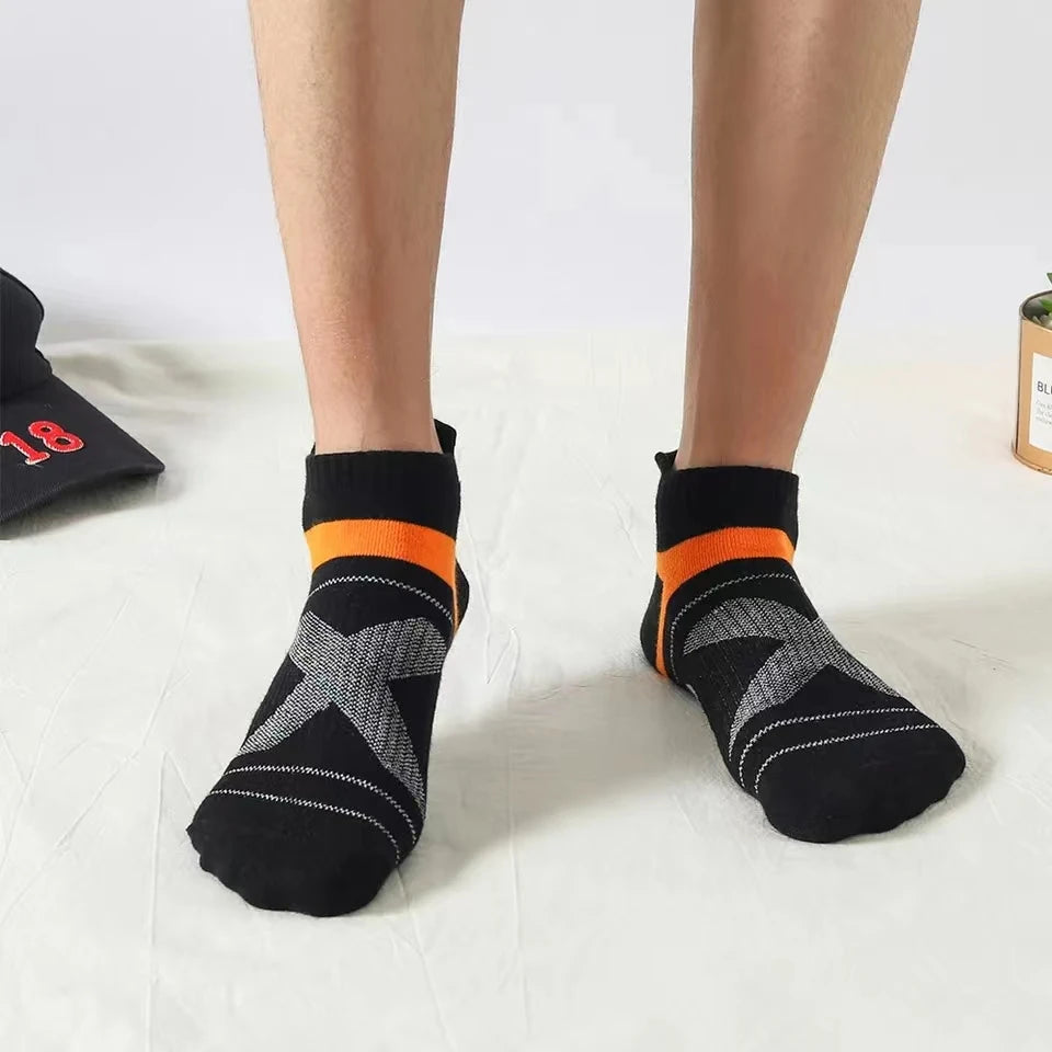 5 Pairs High Quality Socks  Short Breathable For Men