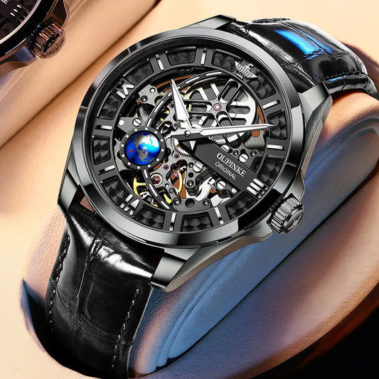 Luxury Men's Watches Hollow Out Automatic Mechanical