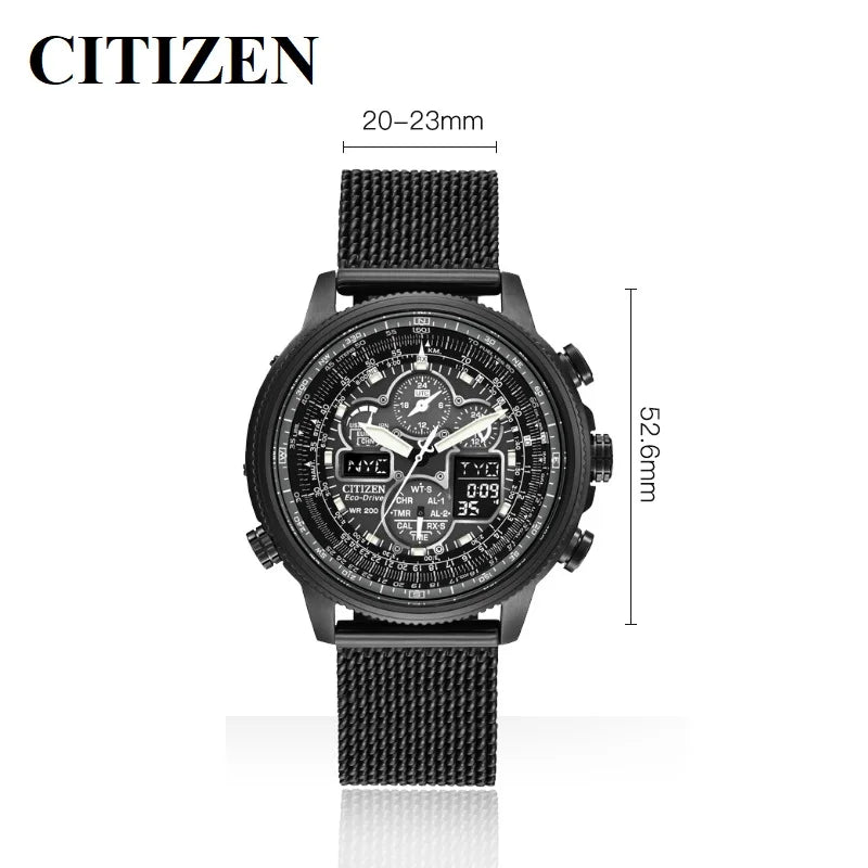 Luxury Men's Second Running Waterproof Stainless Steel Quartz Watch