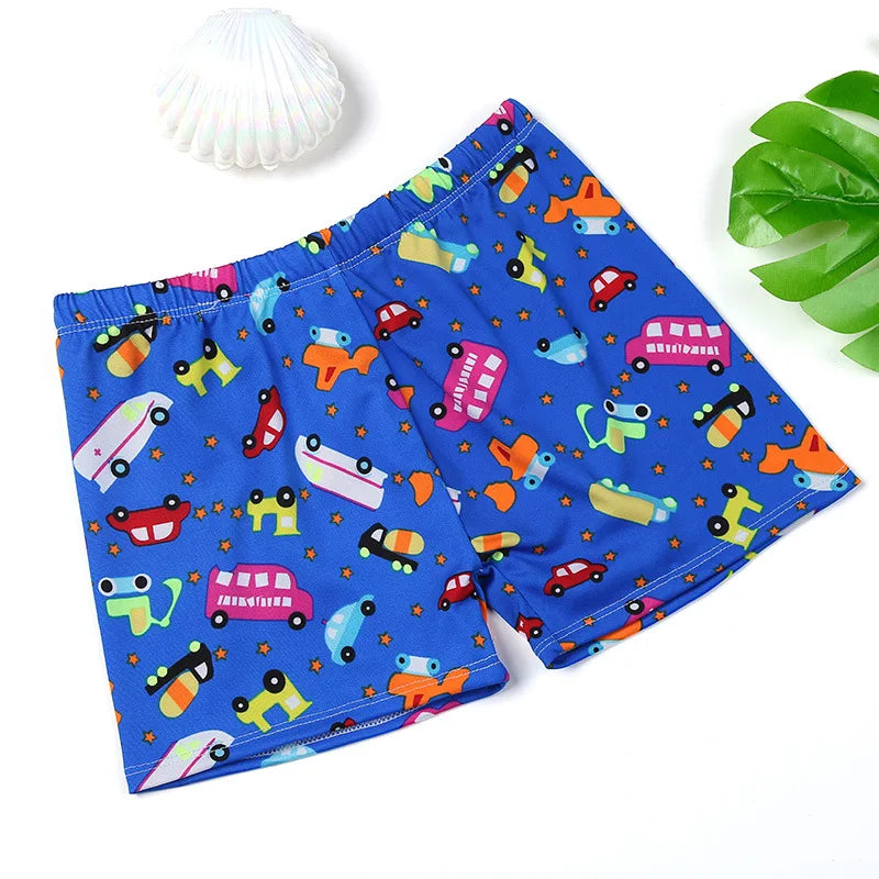 Kids Cartoon Print Swimwear