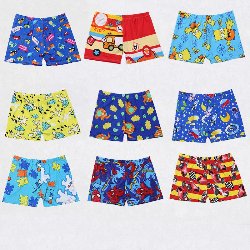 Kids Cartoon Print Swimwear