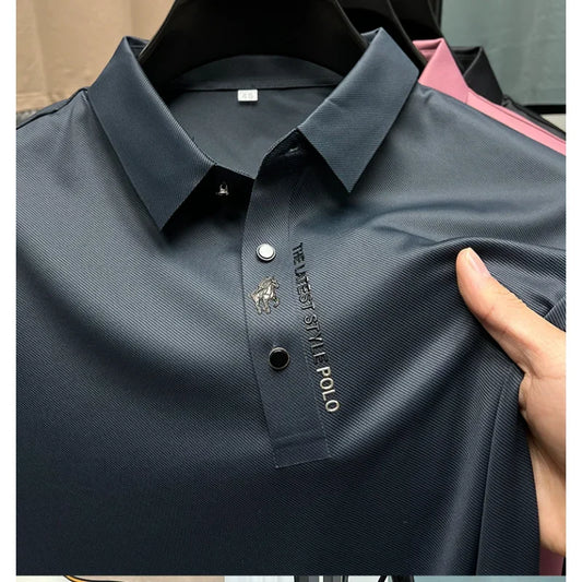 New Summer High Quality Short Sleeve Polo Men's Fashion