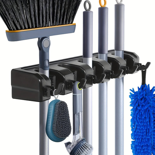 Wall Mounted Mop Holder  Multi-Functional