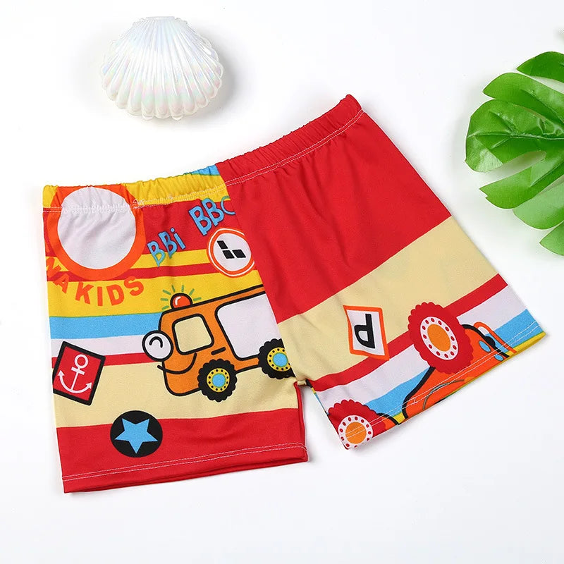 Kids Cartoon Print Swimwear