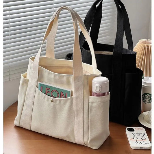 Large Capacity Canvas Tote Bags for Work