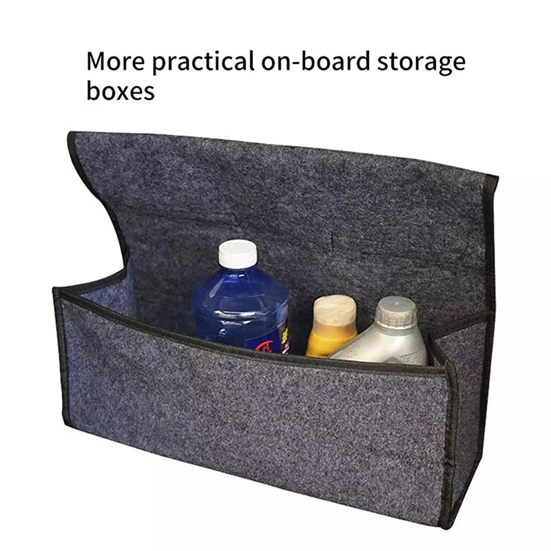 Car Trunk Organizer Anti Slip Compartment