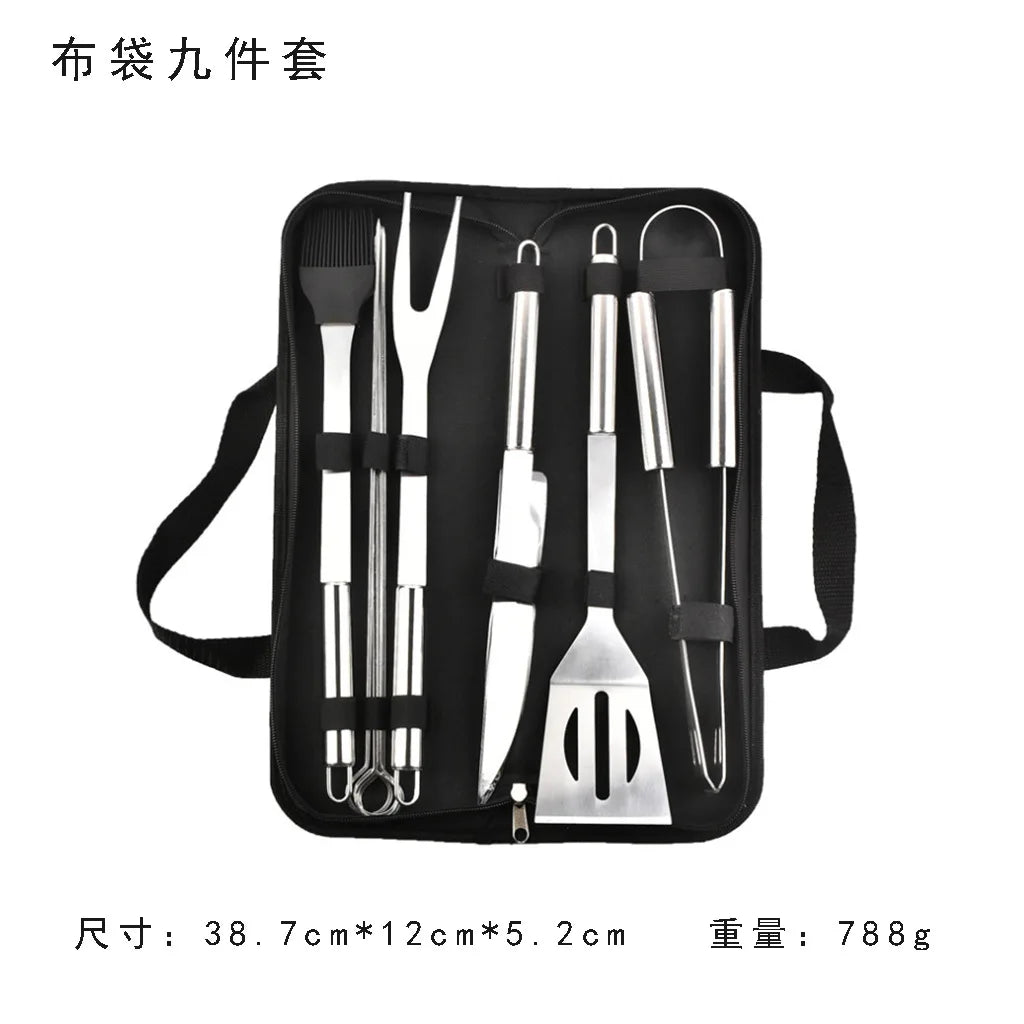 Stainless Steel BBQ Tools Set