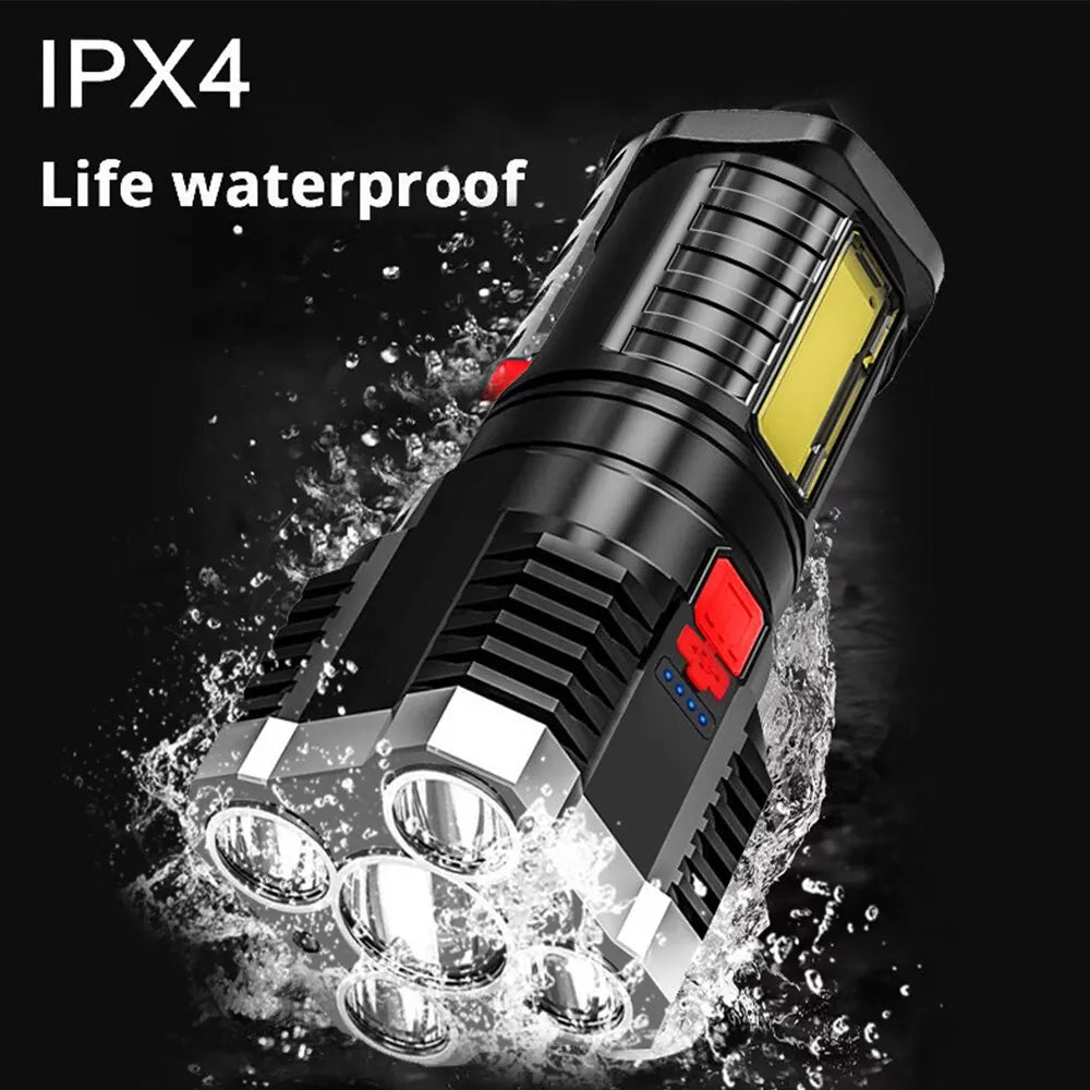 High Power Led Flashlights Rechargeable