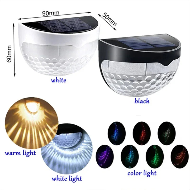 LED Solar Light Outdoor Wall Lamps Energy Garden Lamps Waterproof