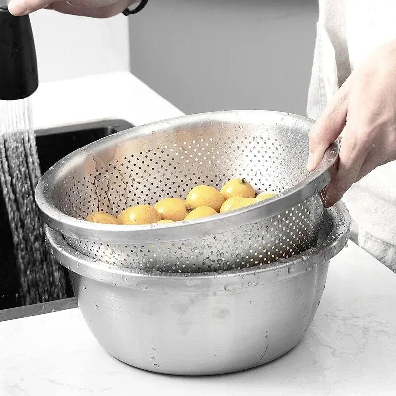 Multi Functional Stainless Steel Vegetable Bowl