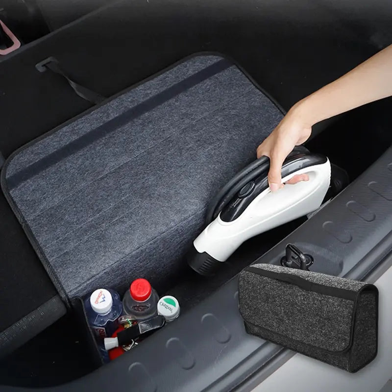 Car Trunk Organizer Anti Slip Compartment