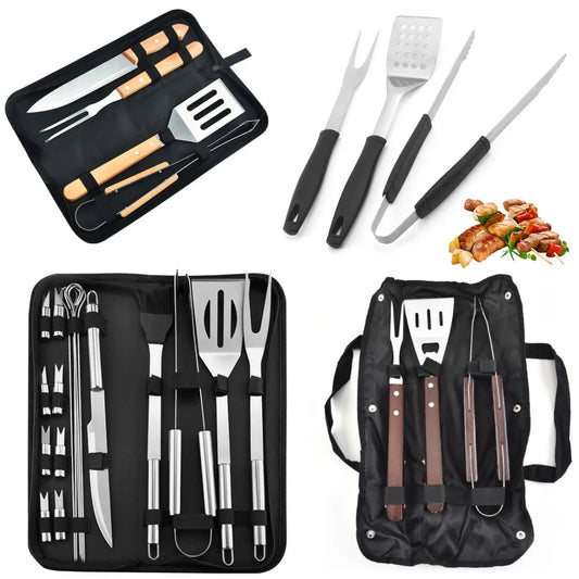 Stainless Steel BBQ Tools Set