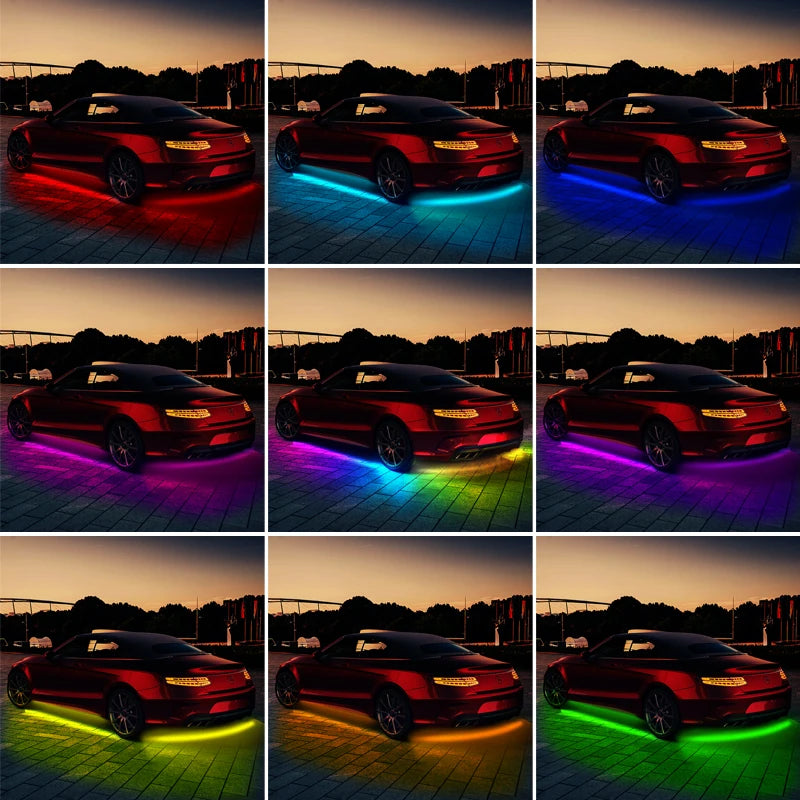 Car Flexible Underglow Strip Light LED  Lamp for Auto Decoration