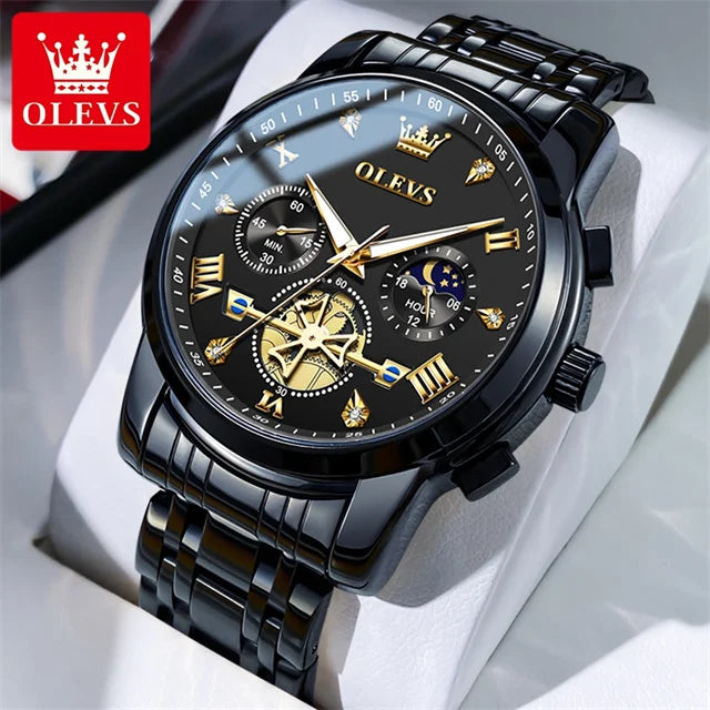 Waterproof Luminous Quartz Wrist Watch for Men Luxury Brand