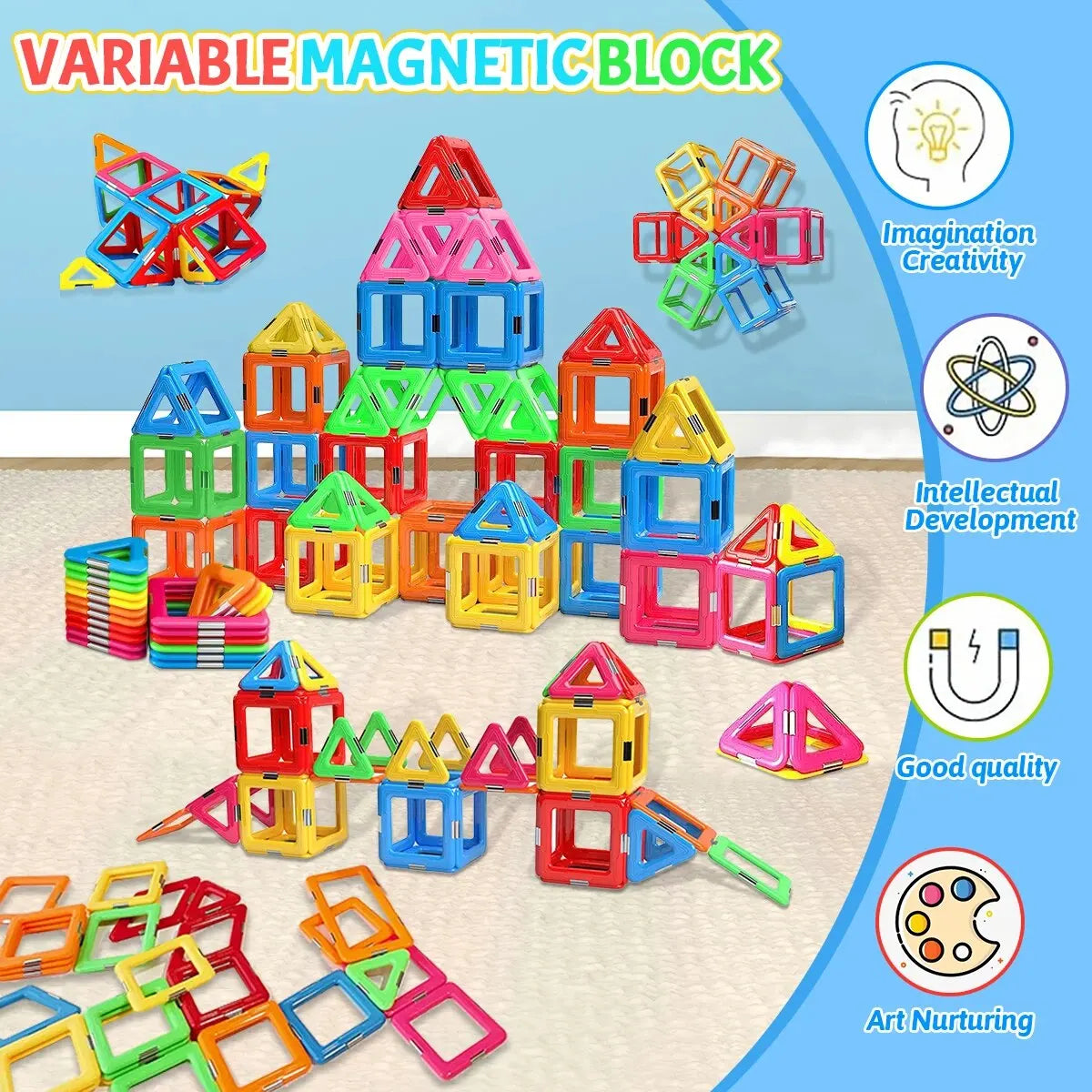 Strong Magnetic Building Blocks Big Size