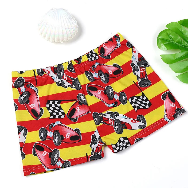 Kids Cartoon Print Swimwear