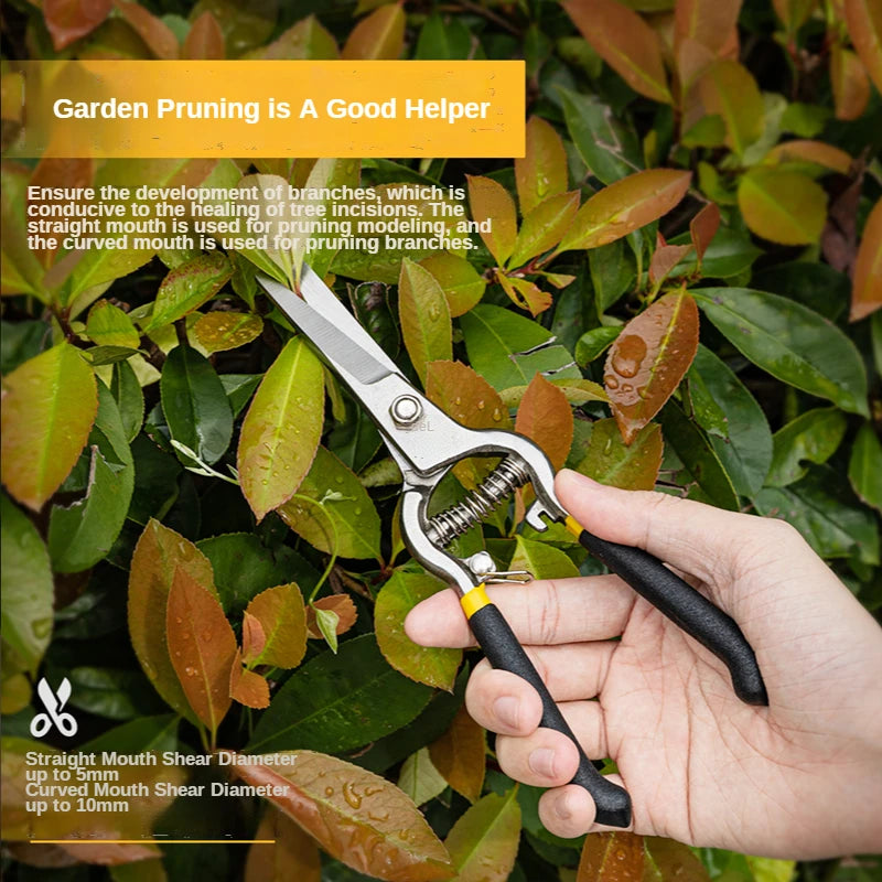 2Pcs/set Hand Tools Garden Pruner Shears