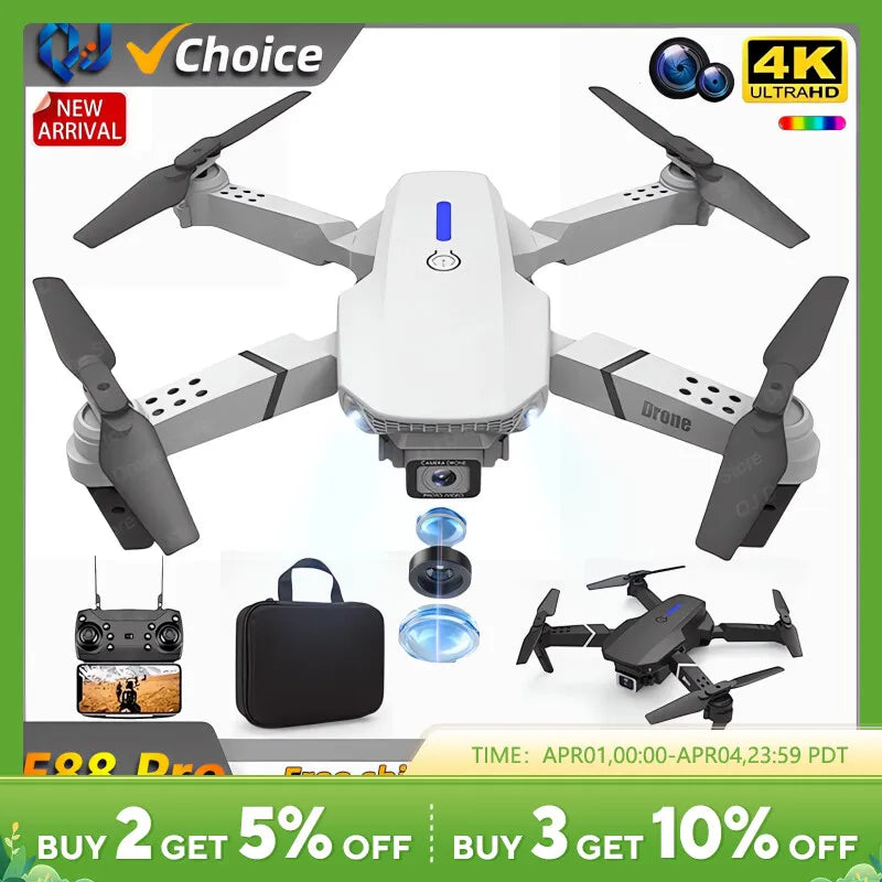 2024 RC Drone 4K Professinal With 1080P Wide Angle HD Camera