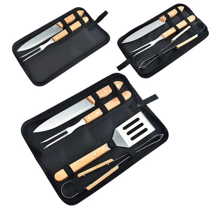 Stainless Steel BBQ Tools Set