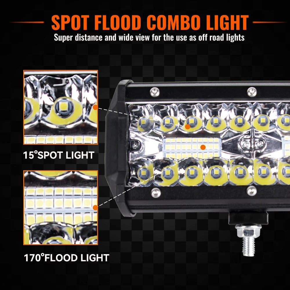 Combo off road Led Light Bars Spot Flood Beam